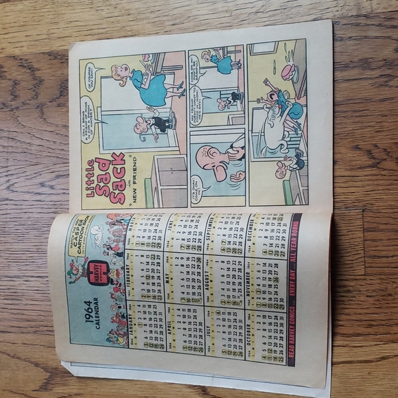 Vintage 60s Little Sad Sack Vol. 1 No. 79 Harvey Comics Comic Book Harvey Hits - Picture 3 of 16
